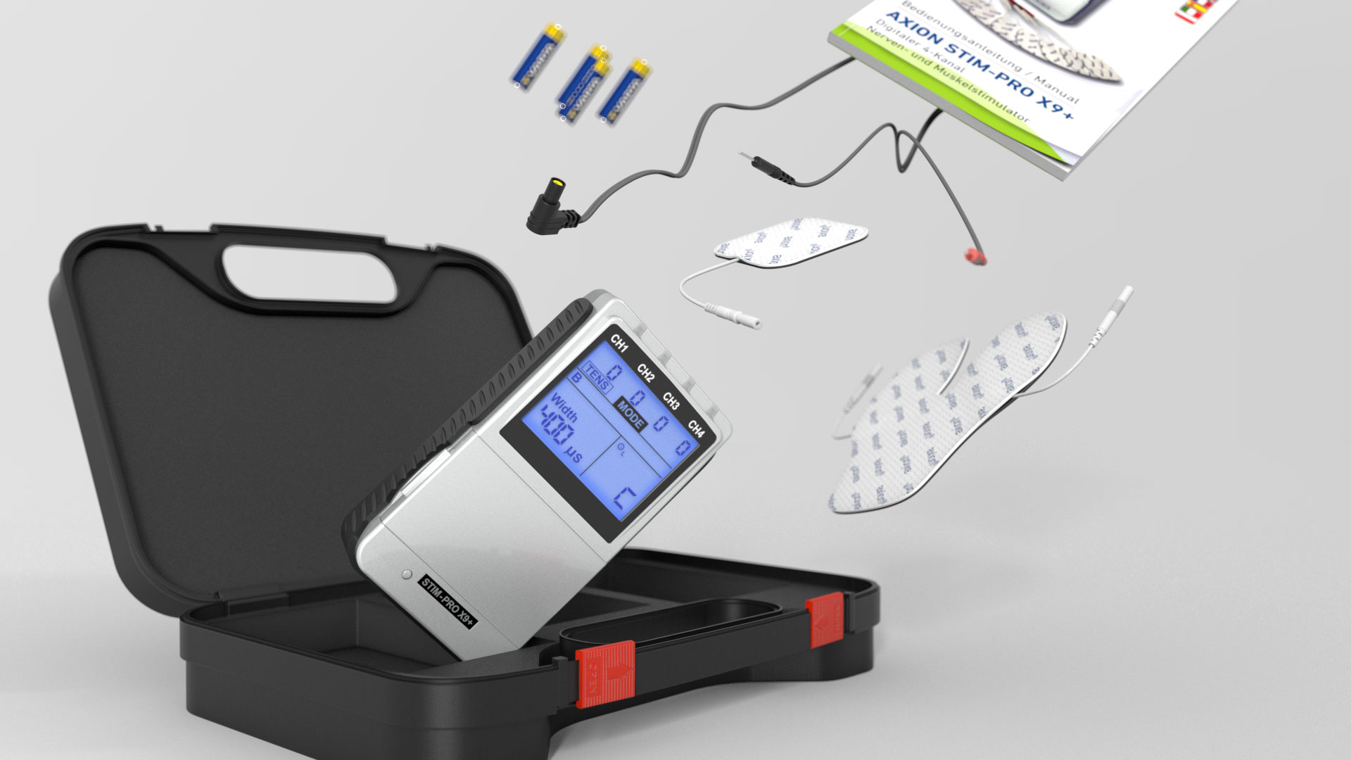 3D-Visualisierung STIM-PRO X9+ - Raupe Designstudio